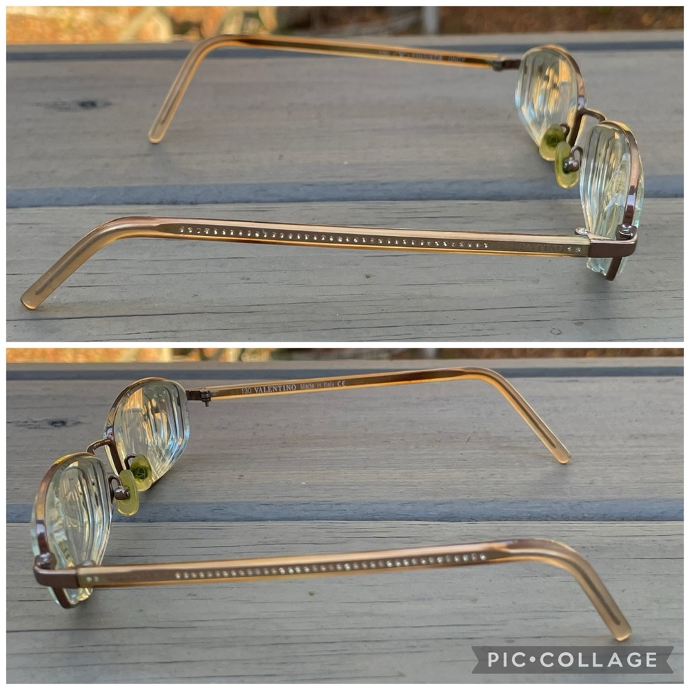 Valentino 5503 STR ONDY Golden Eyeglasses Frames 53 17 130 - Picture 8 of 16